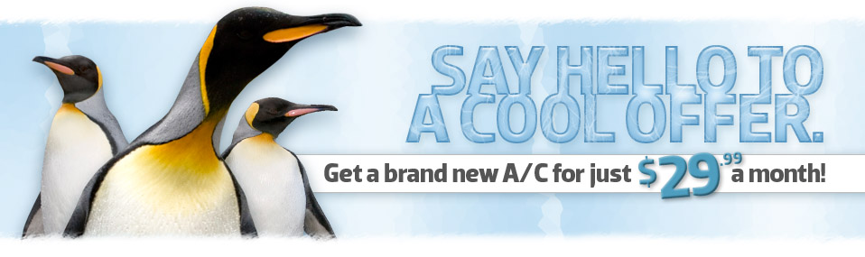 Chill out this summer with a new AC for just $29.99/month