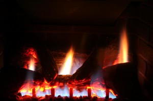 A Gas Fireplace