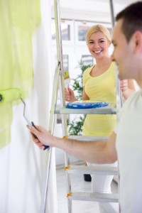 painting the house with non-voc paints
